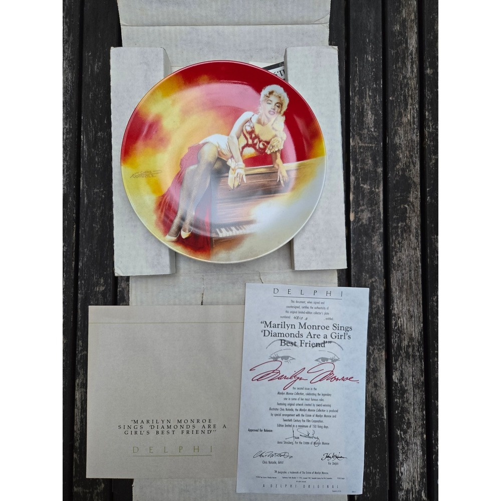 Vintage 1992 Marilyn Monroe River of No Return Collector Plate